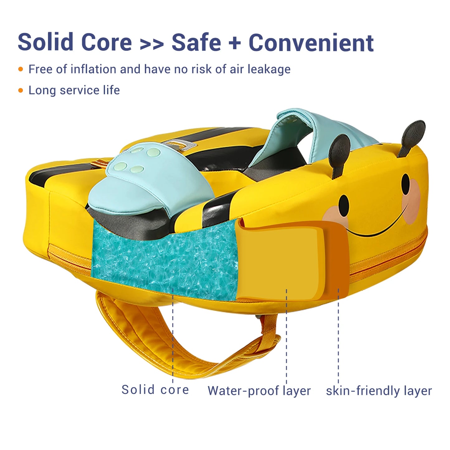 Mambobaby Float with Canopy – Swimming Trainer for Infants