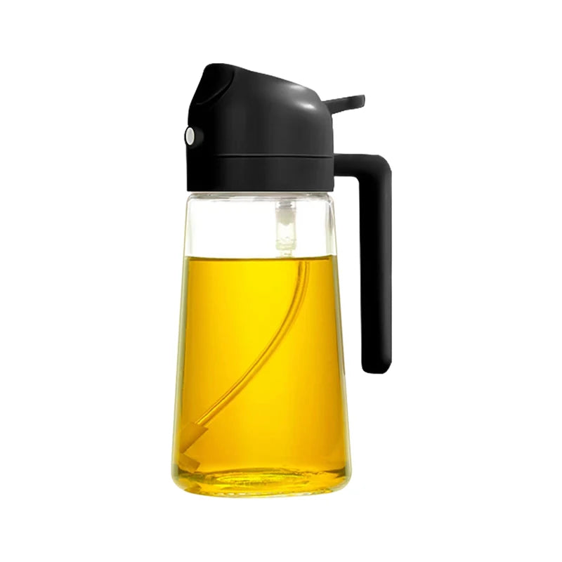 Oil Spray & Pour Bottle – Cooking & BBQ Dispenser