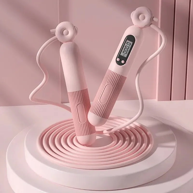 Smart Skipping Rope – Countdown & Calorie Tracker for Adults