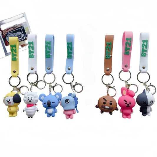 BT21 Kpop 7cm Cute Doll Keychain