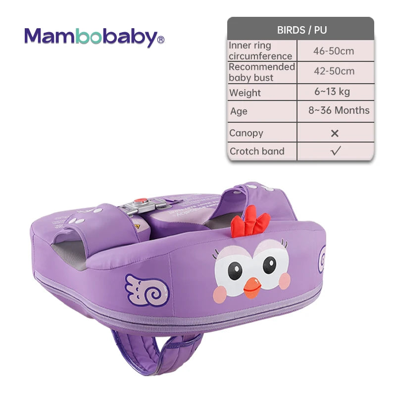 Mambobaby Float with Canopy – Swimming Trainer for Infants