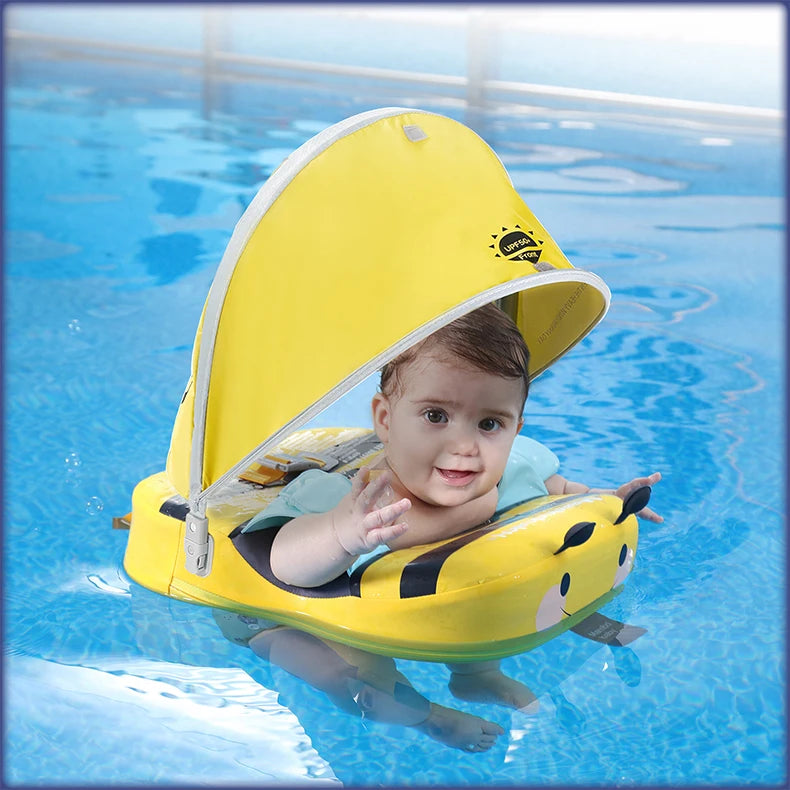 Mambobaby Float with Canopy – Swimming Trainer for Infants