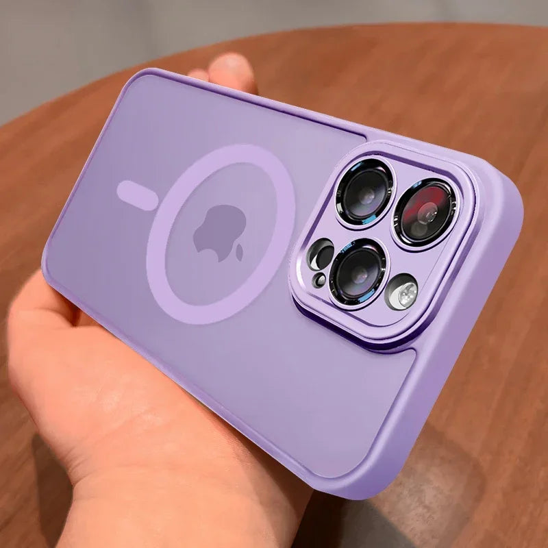 Magnetic Shockproof Wireless Case For iPhone