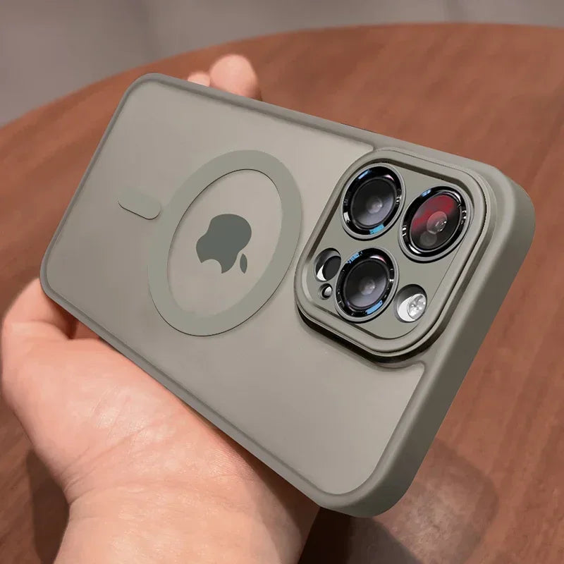 Magnetic Shockproof Wireless Case For iPhone