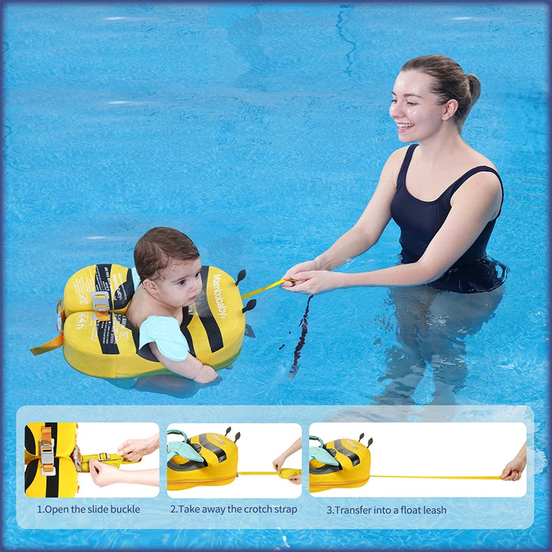 Mambobaby Float with Canopy – Swimming Trainer for Infants
