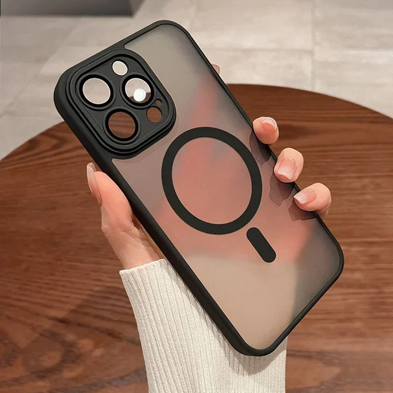 Magnetic Shockproof Wireless Case For iPhone