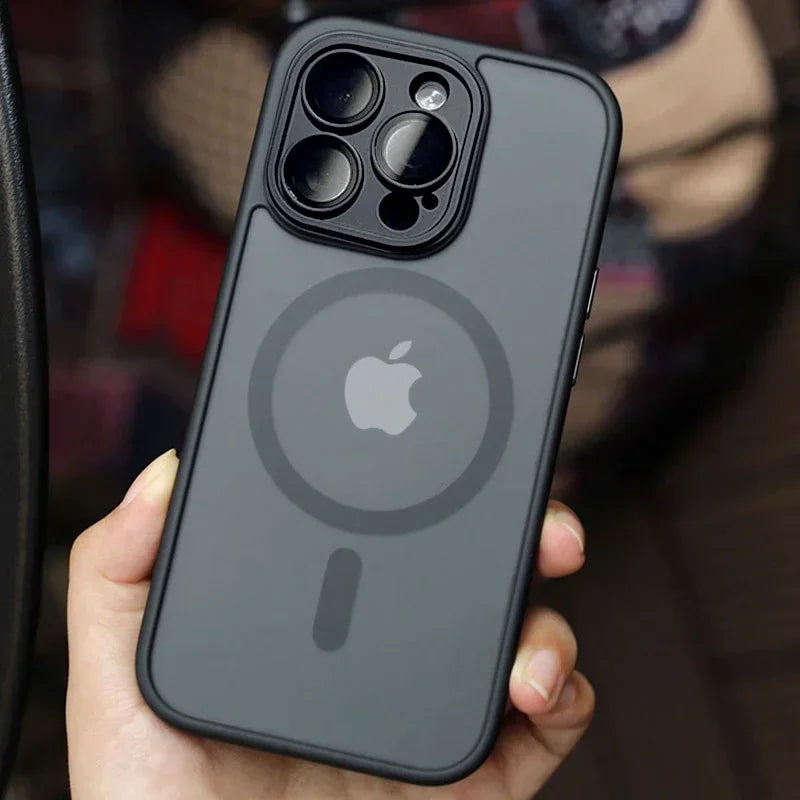 Magnetic Shockproof Wireless Case For iPhone