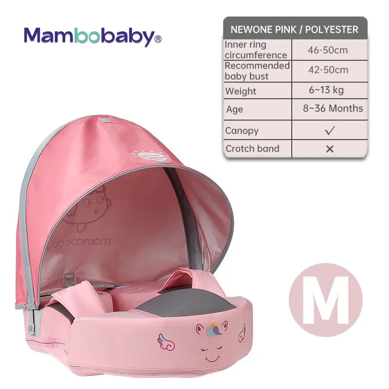 Mambobaby Float with Canopy – Swimming Trainer for Infants