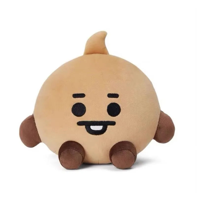 10–12cm Bts Kawaii Plush Doll – Bandai Backpack Toy & Gift