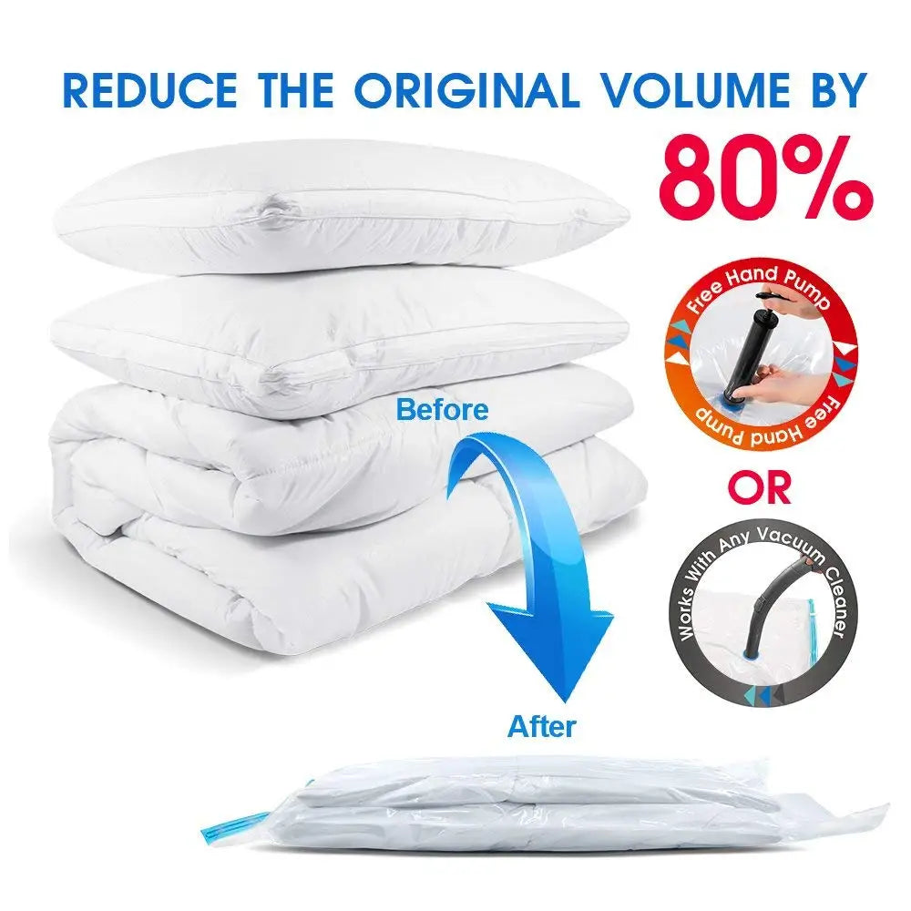 5-Pack Vacuum Storage Bags – Space Saver Bags