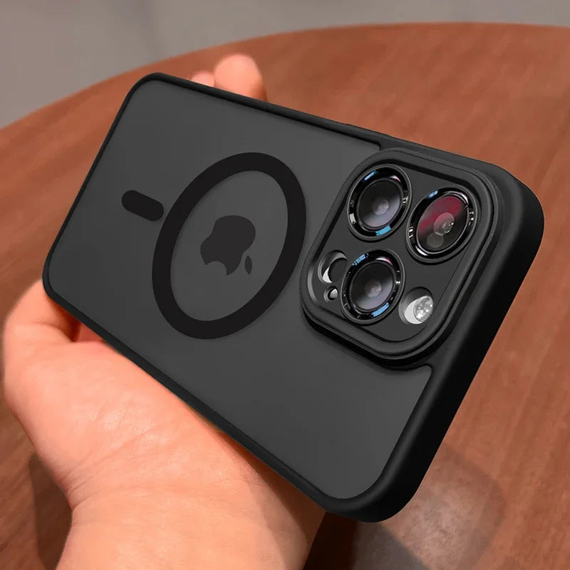 Magnetic Shockproof Wireless Case For iPhone