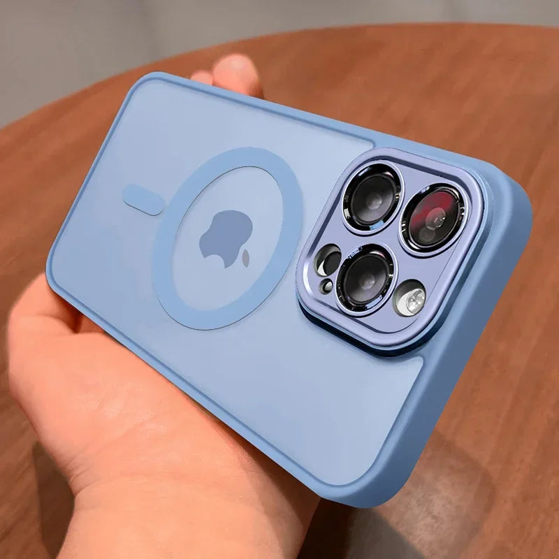 Magnetic Shockproof Wireless Case For iPhone