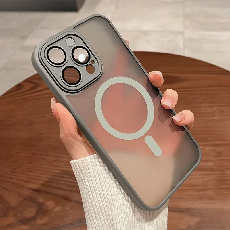 Magnetic Shockproof Wireless Case For iPhone