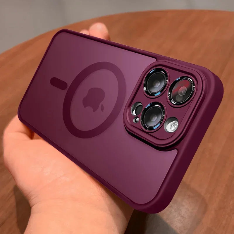 Magnetic Shockproof Wireless Case For iPhone